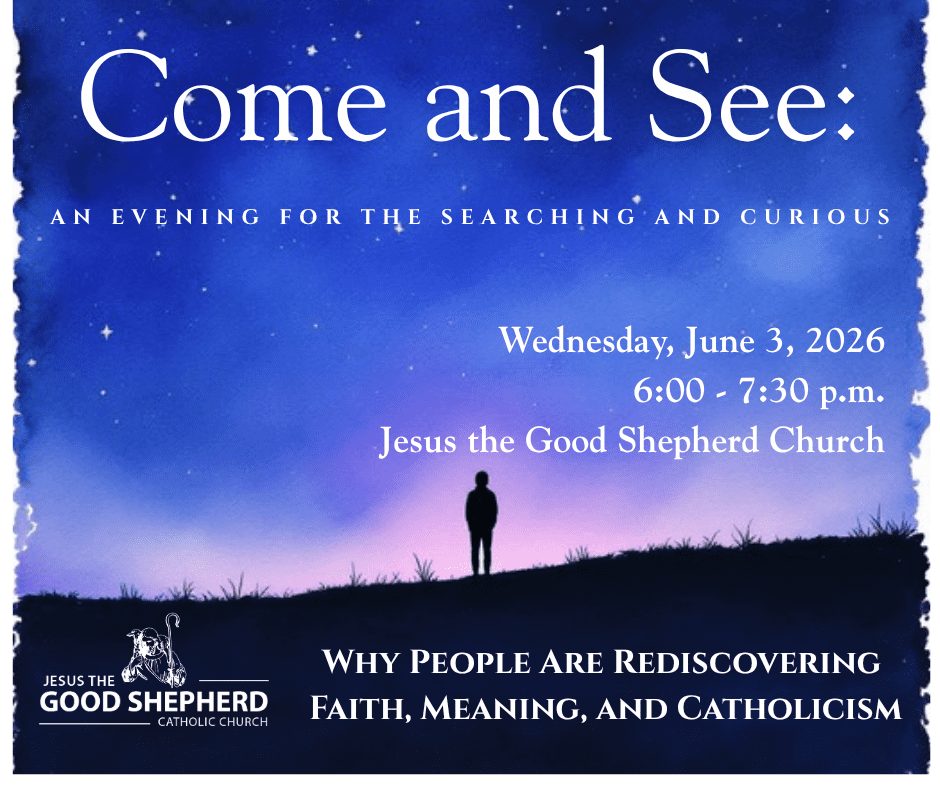Come and See: An Evening for the Searching and Curious