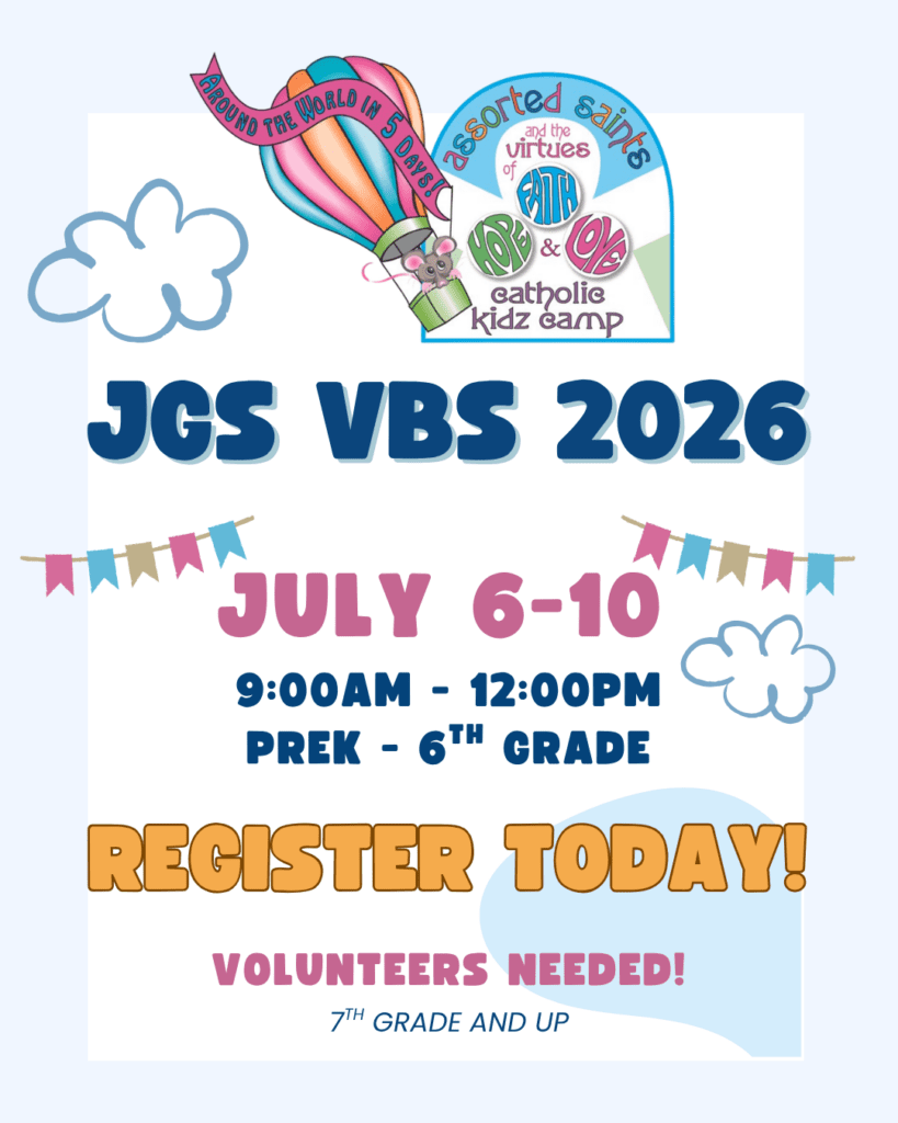 2026 JGS VBS! July 6-10